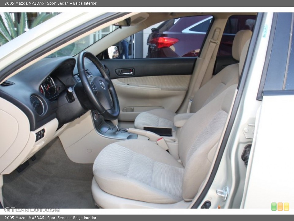 Beige Interior Photo for the 2005 Mazda MAZDA6 i Sport Sedan #78294172