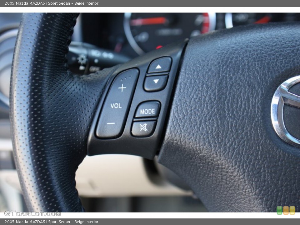 Beige Interior Controls for the 2005 Mazda MAZDA6 i Sport Sedan #78294316