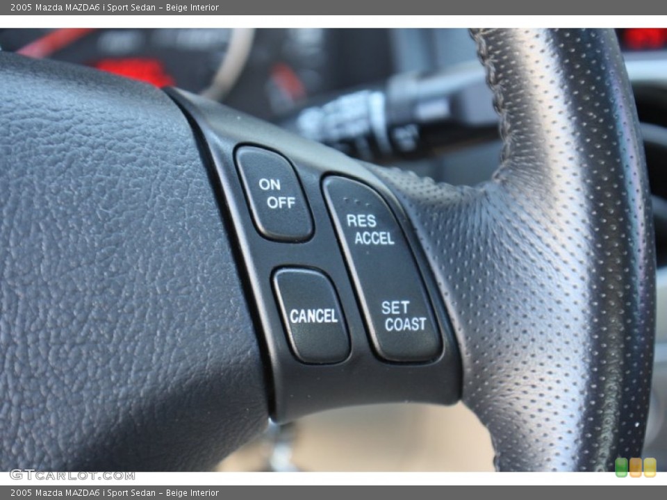 Beige Interior Controls for the 2005 Mazda MAZDA6 i Sport Sedan #78294339