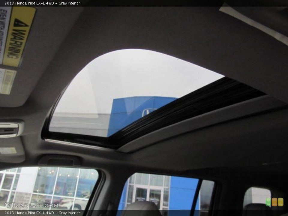 Gray Interior Sunroof for the 2013 Honda Pilot EX-L 4WD #78294427
