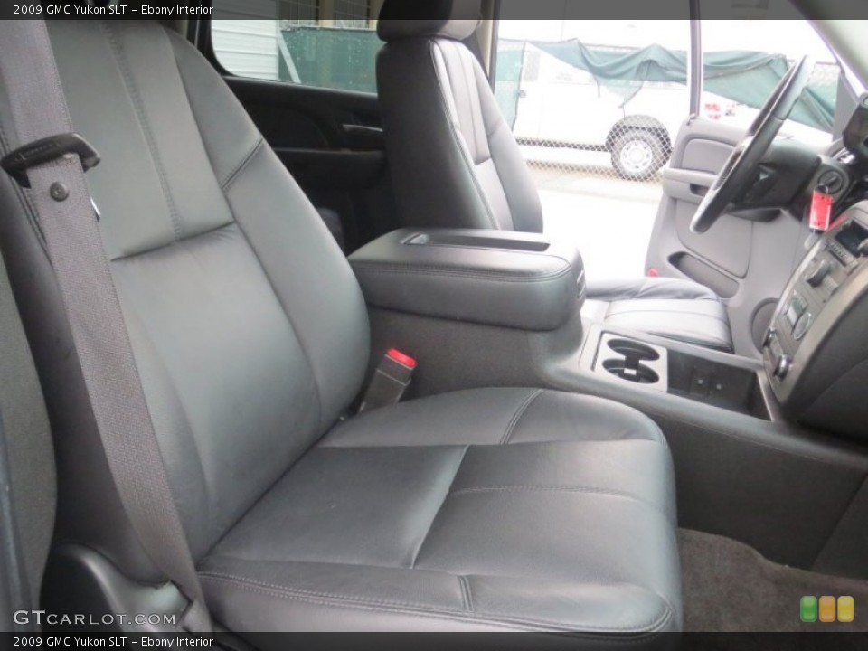 Ebony Interior Front Seat for the 2009 GMC Yukon SLT #78294580