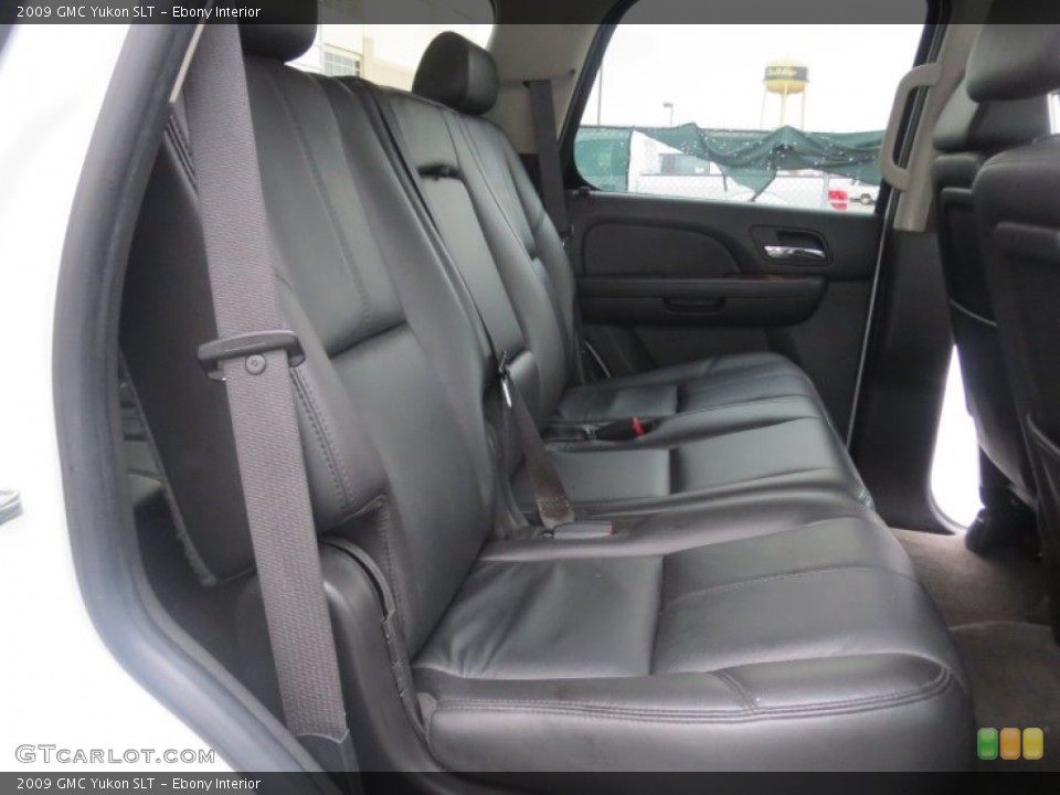 Ebony Interior Rear Seat for the 2009 GMC Yukon SLT #78294615