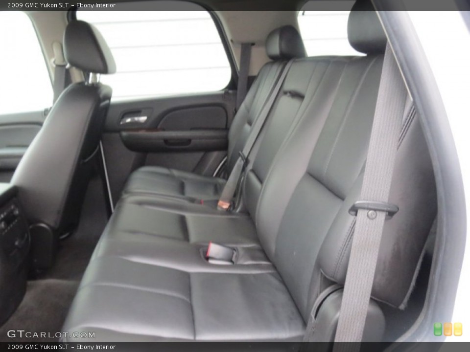 Ebony Interior Rear Seat for the 2009 GMC Yukon SLT #78294712