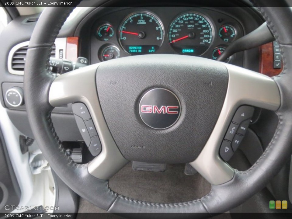 Ebony Interior Steering Wheel for the 2009 GMC Yukon SLT #78294967