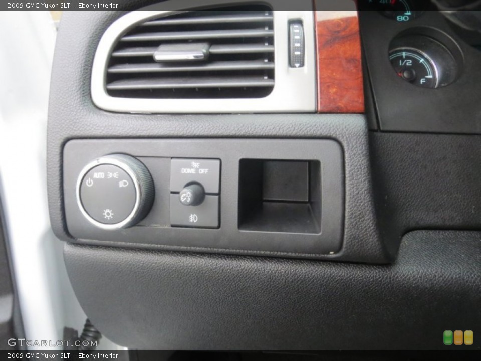 Ebony Interior Controls for the 2009 GMC Yukon SLT #78295045