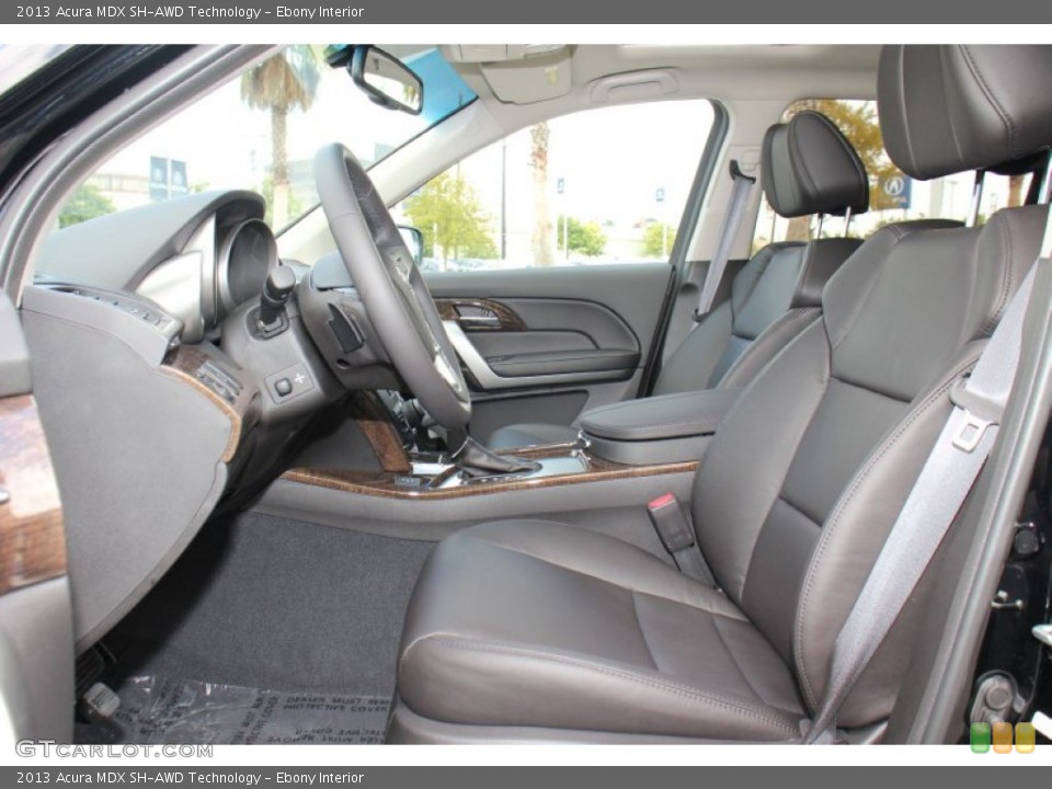 Ebony Interior Photo for the 2013 Acura MDX SH-AWD Technology #78295218