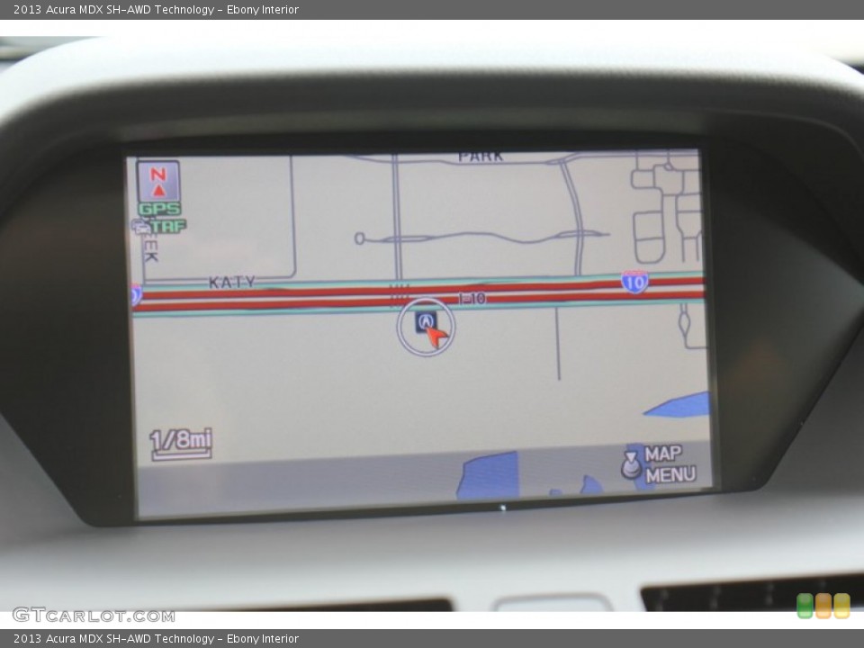 Ebony Interior Navigation for the 2013 Acura MDX SH-AWD Technology #78295429