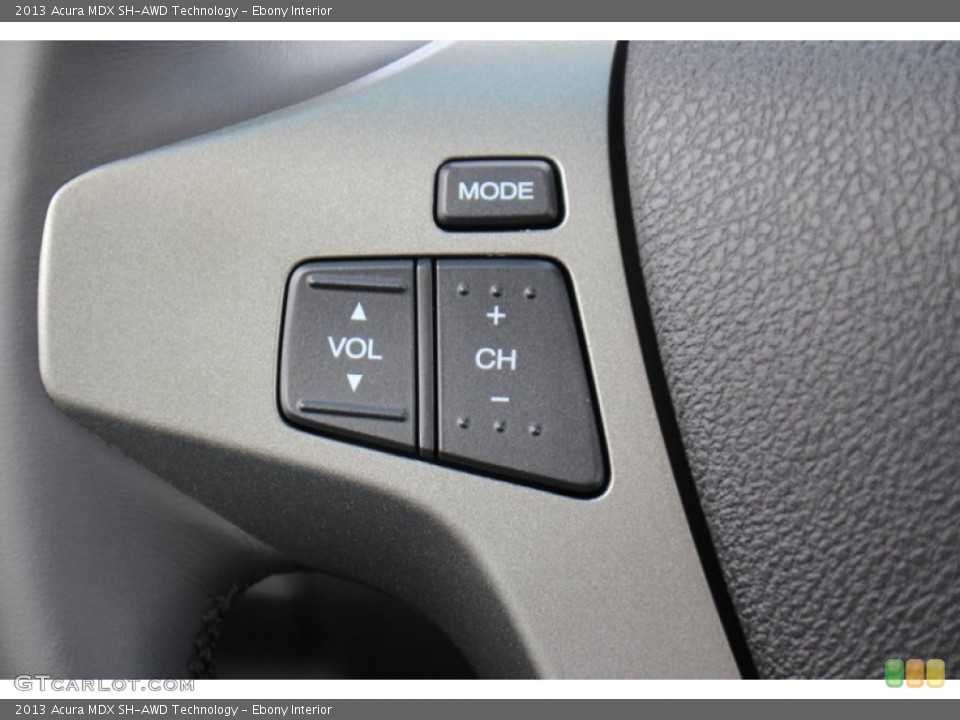 Ebony Interior Controls for the 2013 Acura MDX SH-AWD Technology #78295519