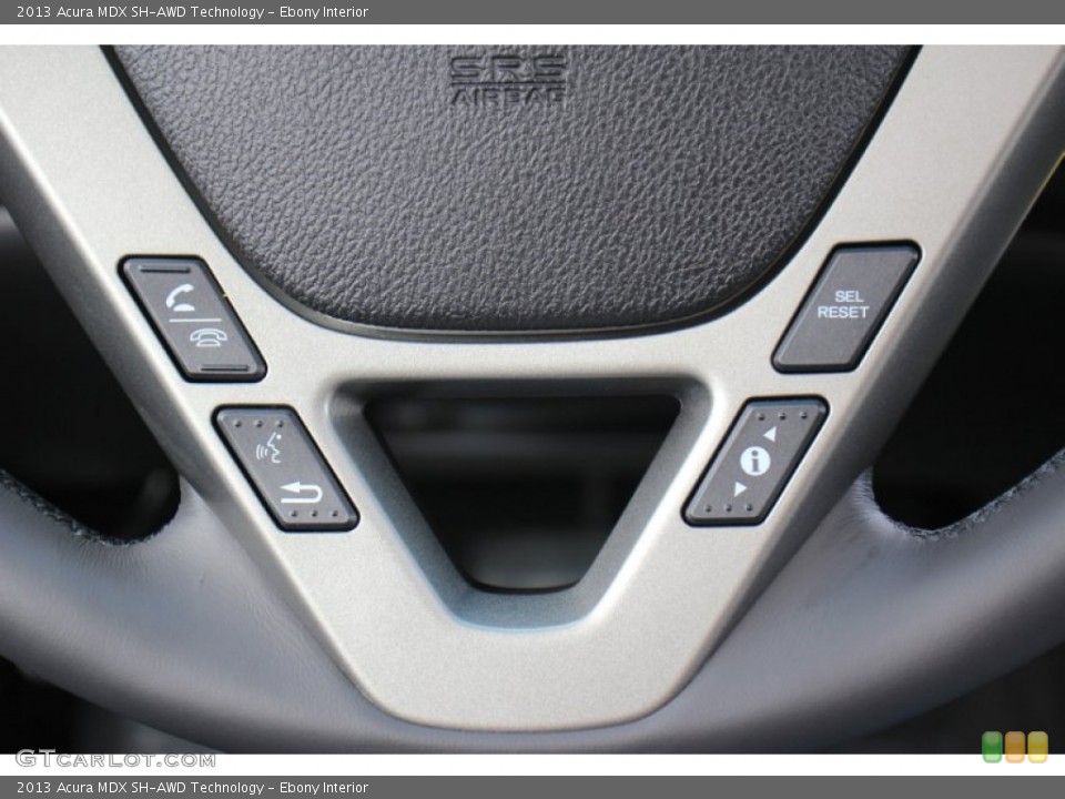 Ebony Interior Controls for the 2013 Acura MDX SH-AWD Technology #78295531