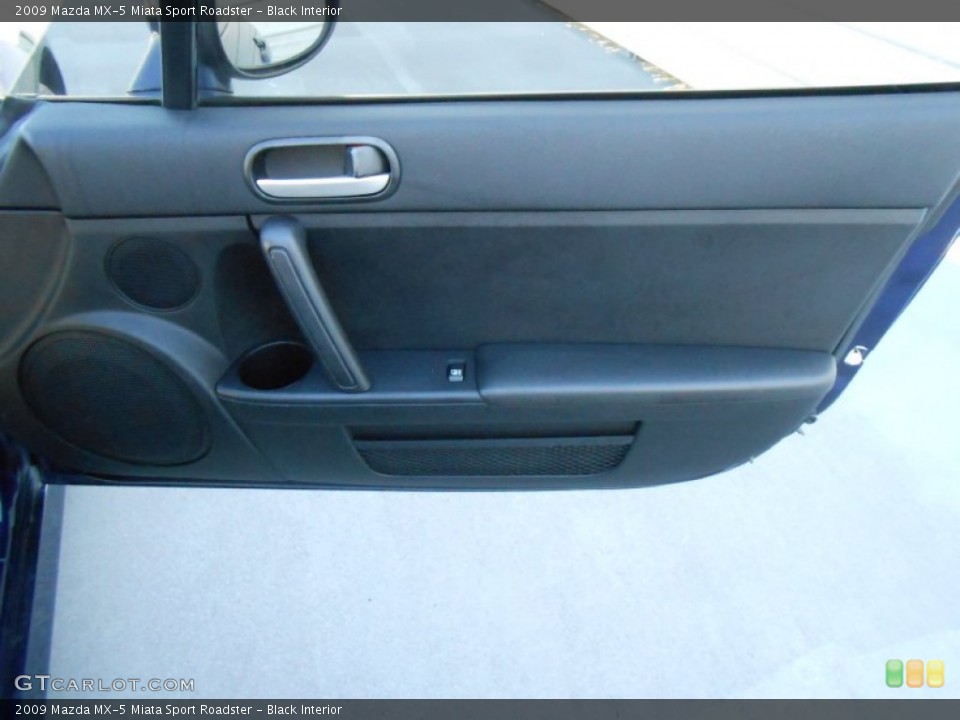 Black Interior Door Panel for the 2009 Mazda MX-5 Miata Sport Roadster #78295546