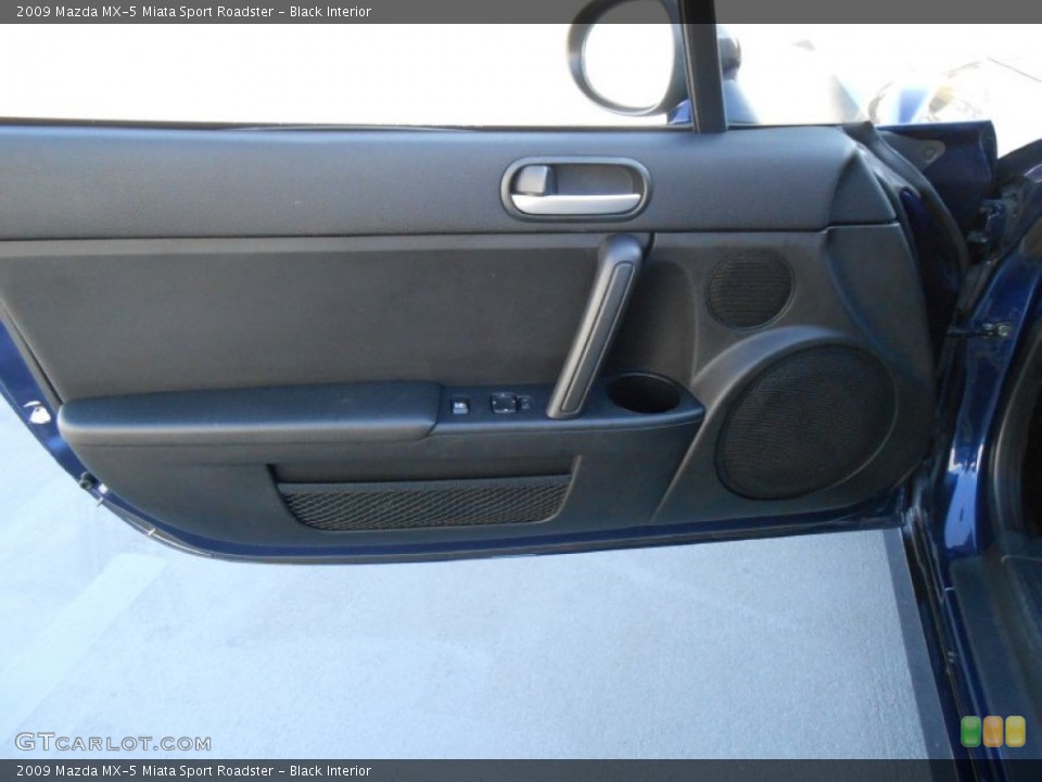 Black Interior Door Panel for the 2009 Mazda MX-5 Miata Sport Roadster #78295597