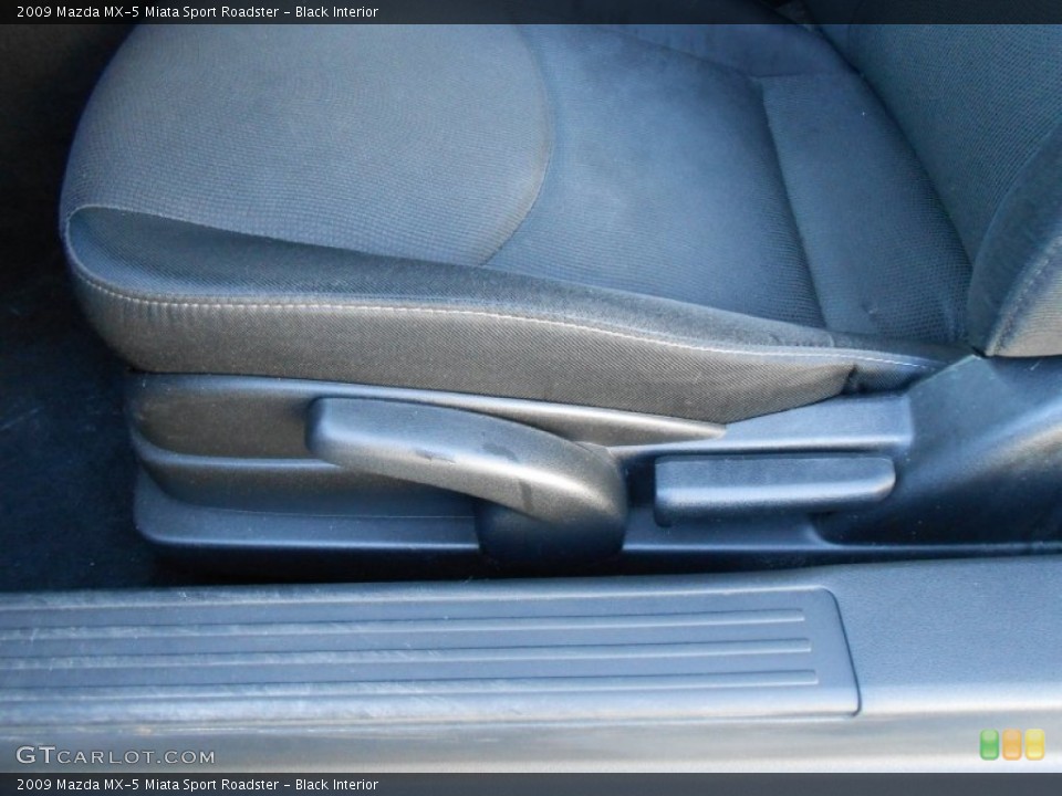 Black Interior Front Seat for the 2009 Mazda MX-5 Miata Sport Roadster #78295623