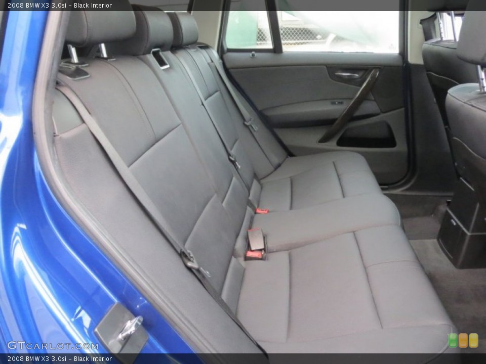 Black Interior Rear Seat for the 2008 BMW X3 3.0si #78296299