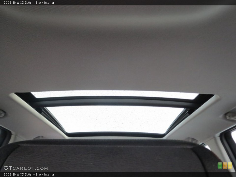 Black Interior Sunroof for the 2008 BMW X3 3.0si #78296539