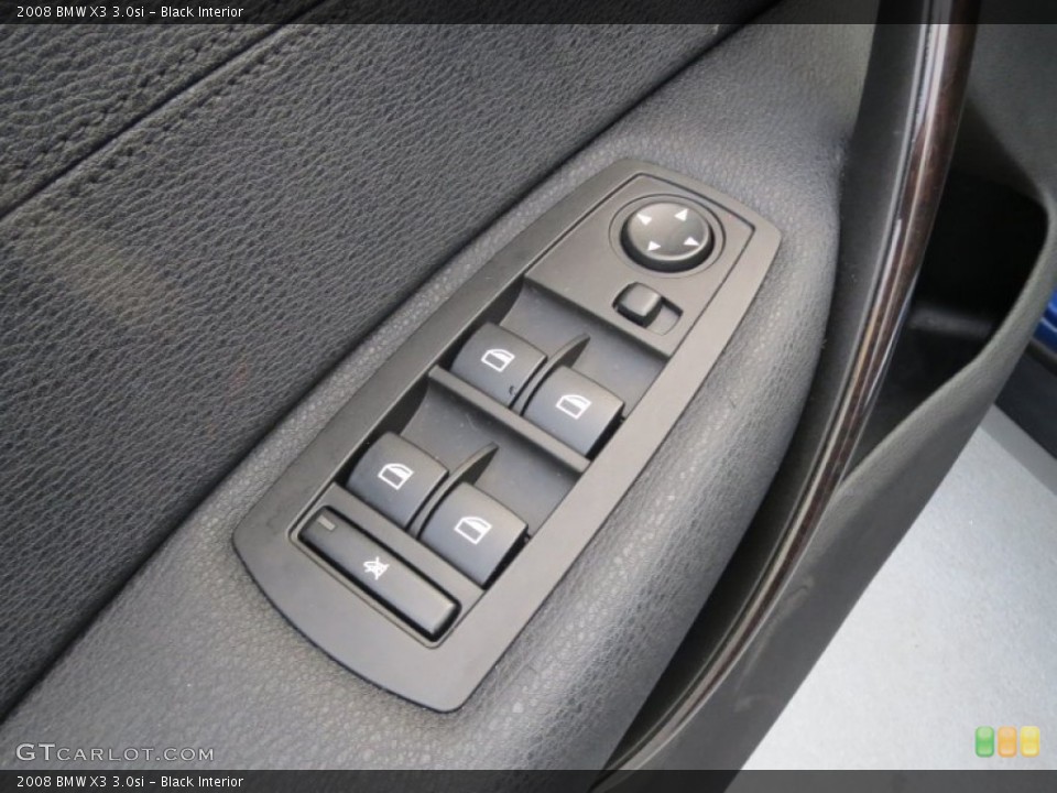 Black Interior Controls for the 2008 BMW X3 3.0si #78296717