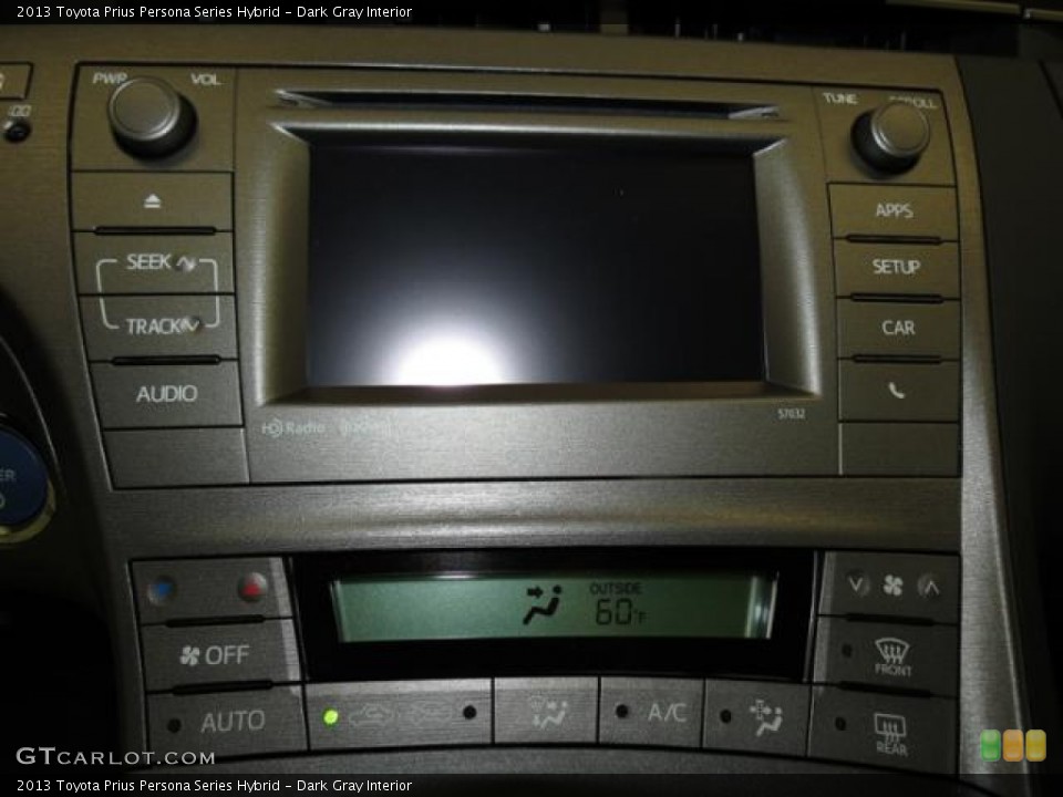 Dark Gray Interior Controls for the 2013 Toyota Prius Persona Series Hybrid #78296734