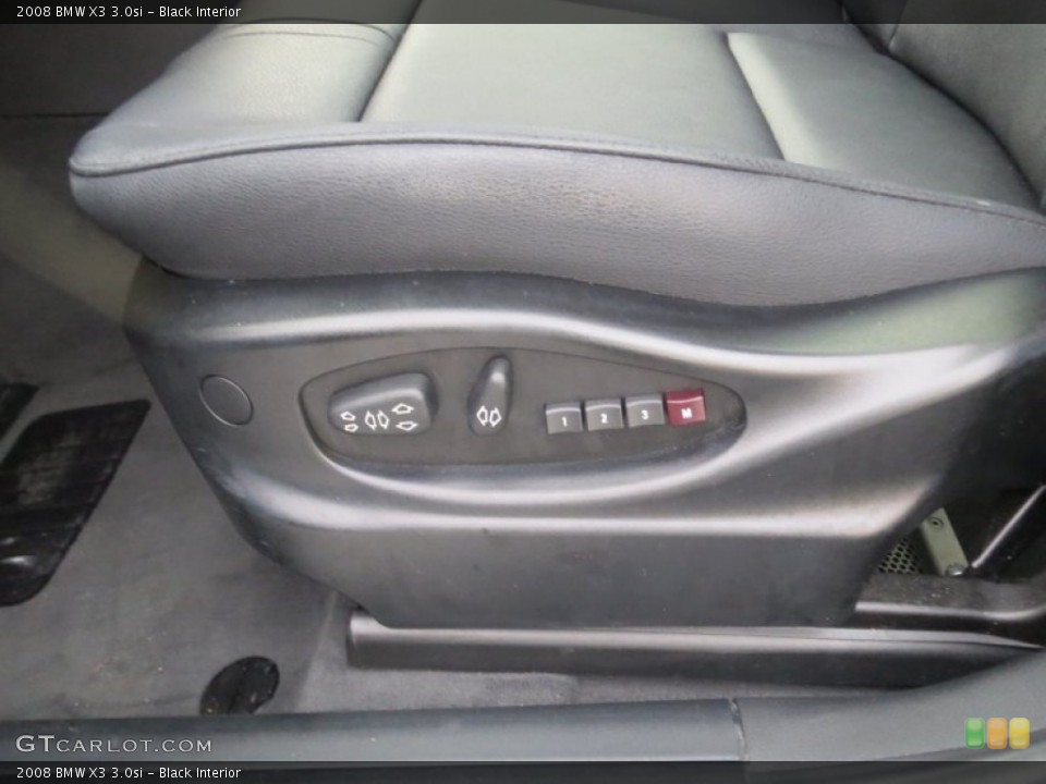 Black Interior Controls for the 2008 BMW X3 3.0si #78296758