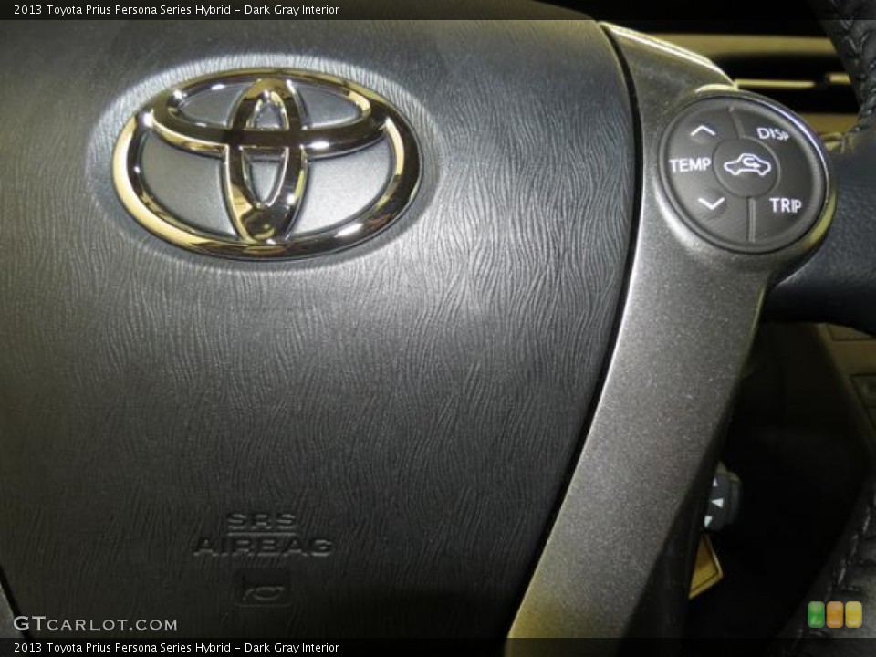 Dark Gray Interior Controls for the 2013 Toyota Prius Persona Series Hybrid #78296781
