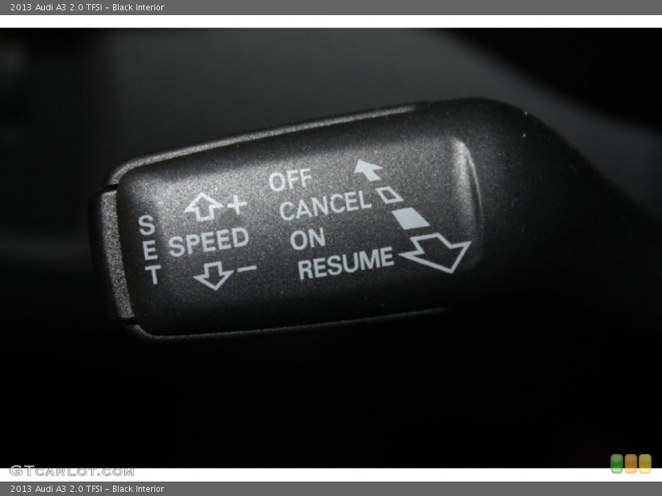 Black Interior Controls for the 2013 Audi A3 2.0 TFSI #78296858