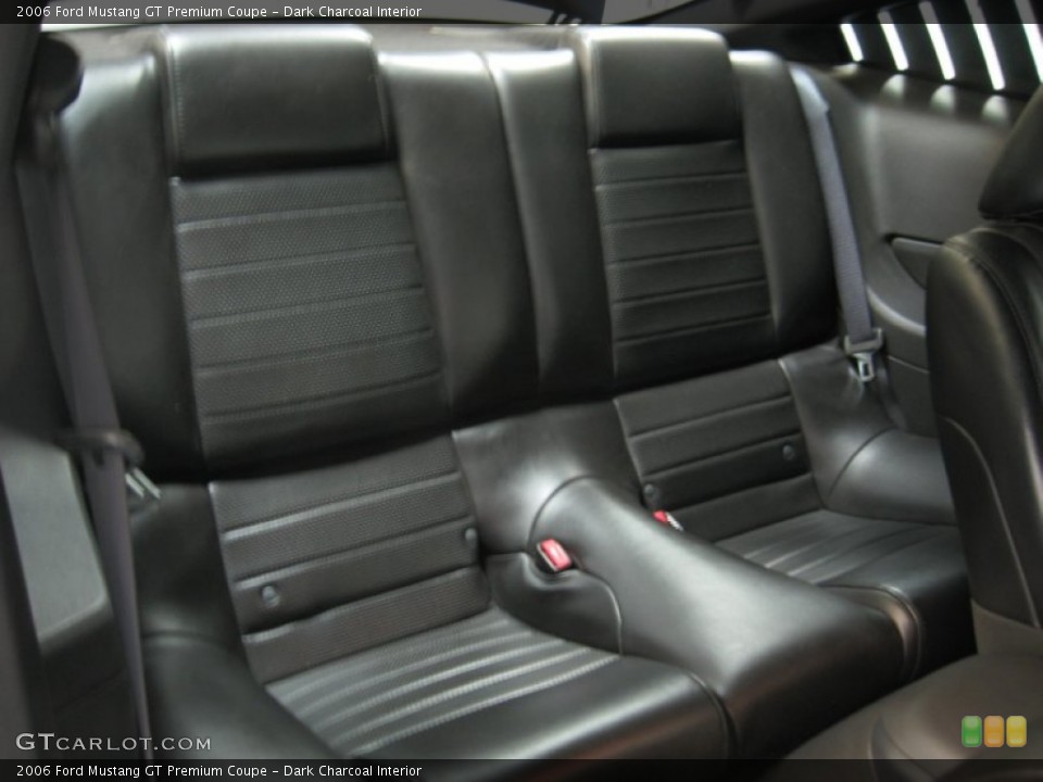 Dark Charcoal Interior Rear Seat for the 2006 Ford Mustang GT Premium Coupe #78296859