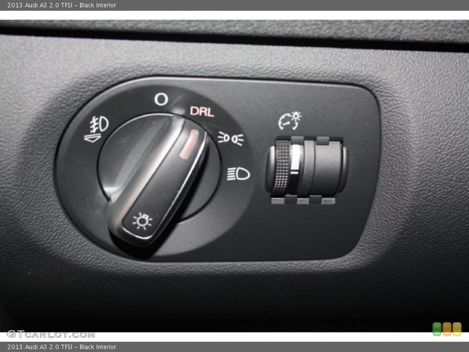 Black Interior Controls for the 2013 Audi A3 2.0 TFSI #78296882