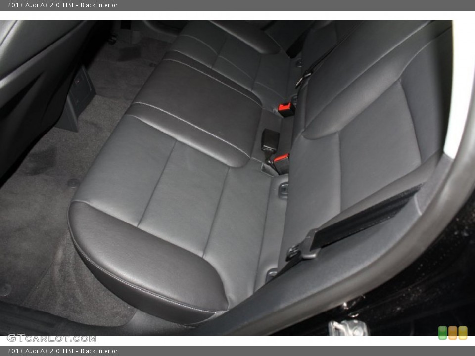 Black Interior Rear Seat for the 2013 Audi A3 2.0 TFSI #78296938