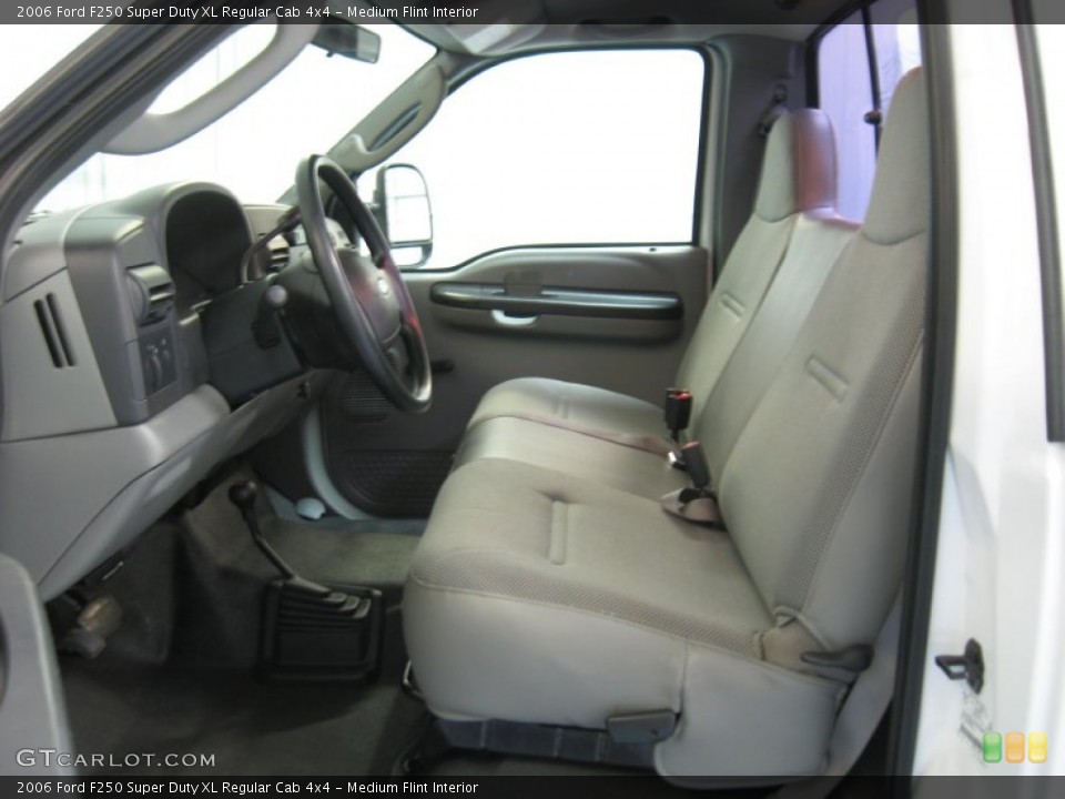 Medium Flint Interior Front Seat for the 2006 Ford F250 Super Duty XL Regular Cab 4x4 #78298021