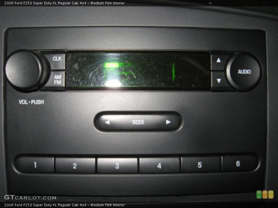 Medium Flint Interior Audio System for the 2006 Ford F250 Super Duty XL Regular Cab 4x4 #78298141