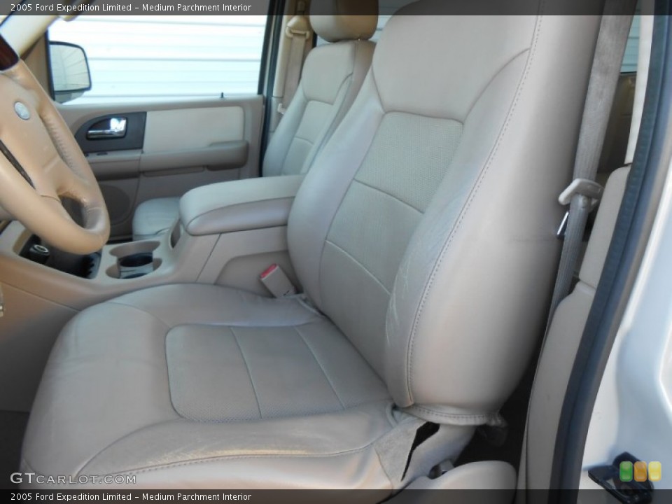 Medium Parchment Interior Front Seat for the 2005 Ford Expedition Limited #78299092