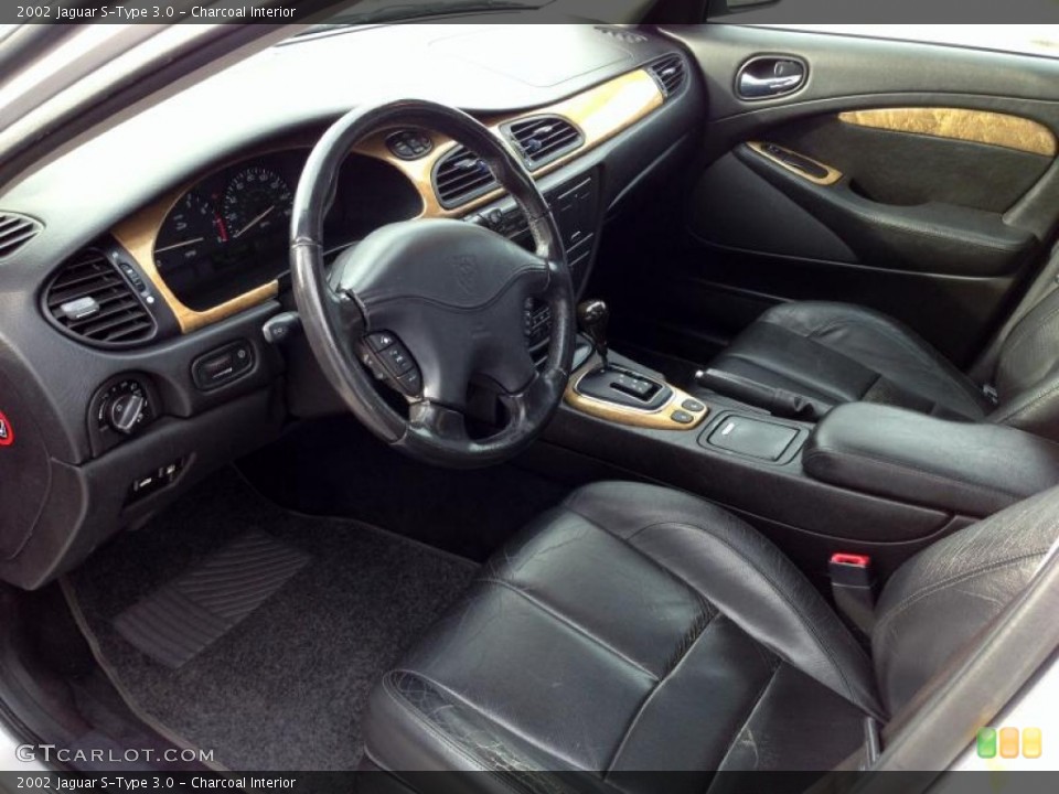 Charcoal 2002 Jaguar S-Type Interiors
