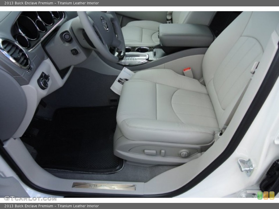 Titanium Leather Interior Front Seat for the 2013 Buick Enclave Premium #78299920