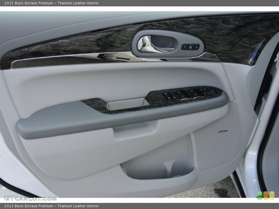 Titanium Leather Interior Door Panel for the 2013 Buick Enclave Premium #78299941