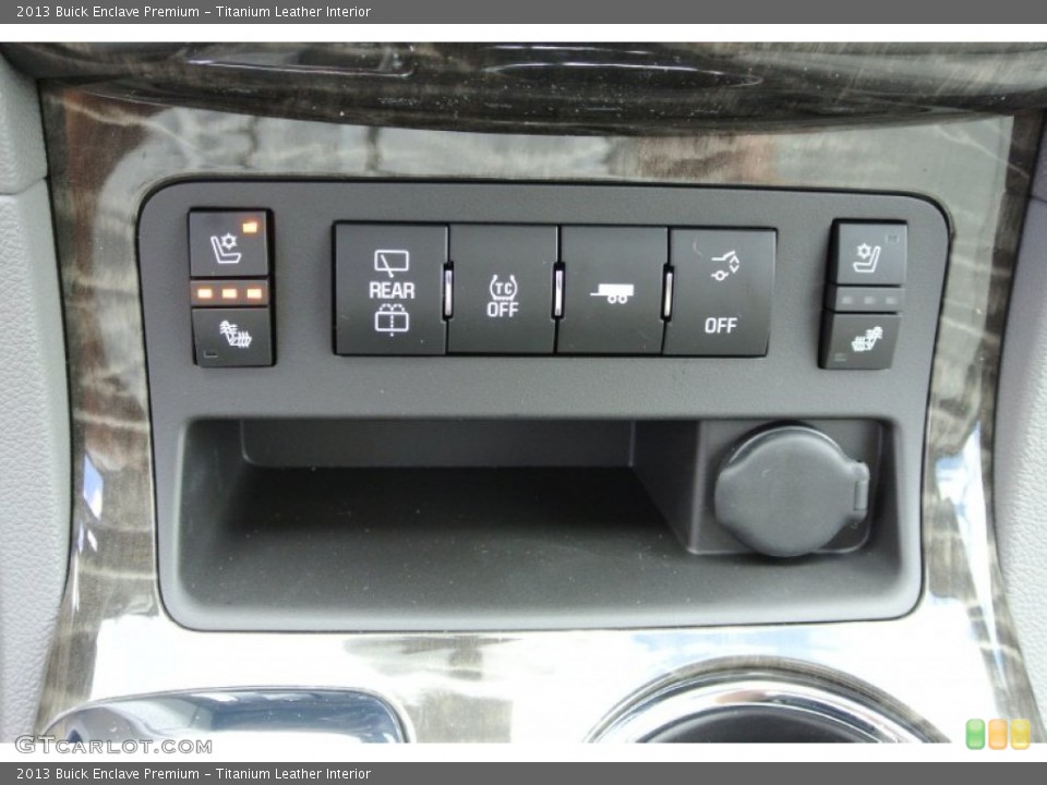Titanium Leather Interior Controls for the 2013 Buick Enclave Premium #78300020