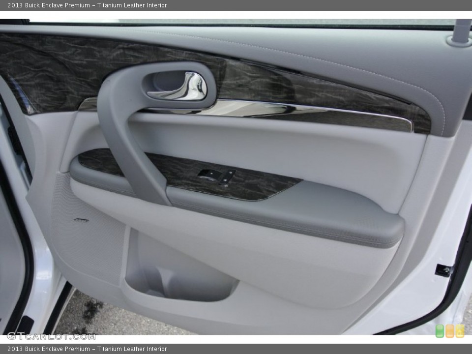Titanium Leather Interior Door Panel for the 2013 Buick Enclave Premium #78300195