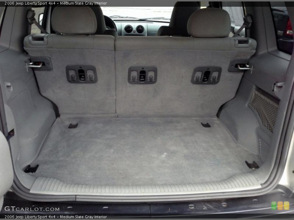 Medium Slate Gray Interior Trunk for the 2006 Jeep Liberty Sport 4x4 #78300754