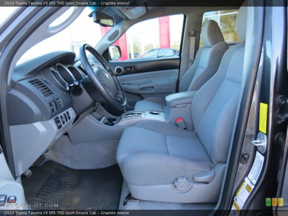 Graphite Interior Photo for the 2010 Toyota Tacoma V6 SR5 TRD Sport Double Cab #78301696