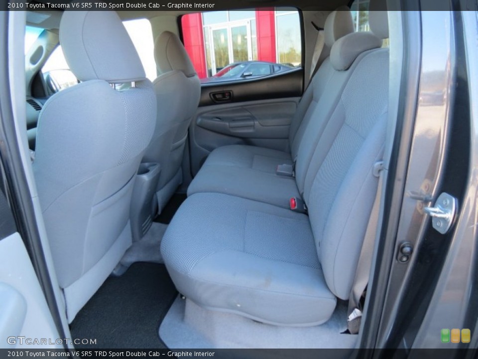 Graphite Interior Rear Seat for the 2010 Toyota Tacoma V6 SR5 TRD Sport Double Cab #78301735