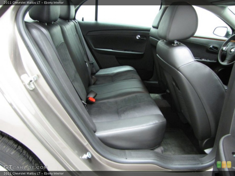 Ebony Interior Rear Seat for the 2011 Chevrolet Malibu LT #78302779