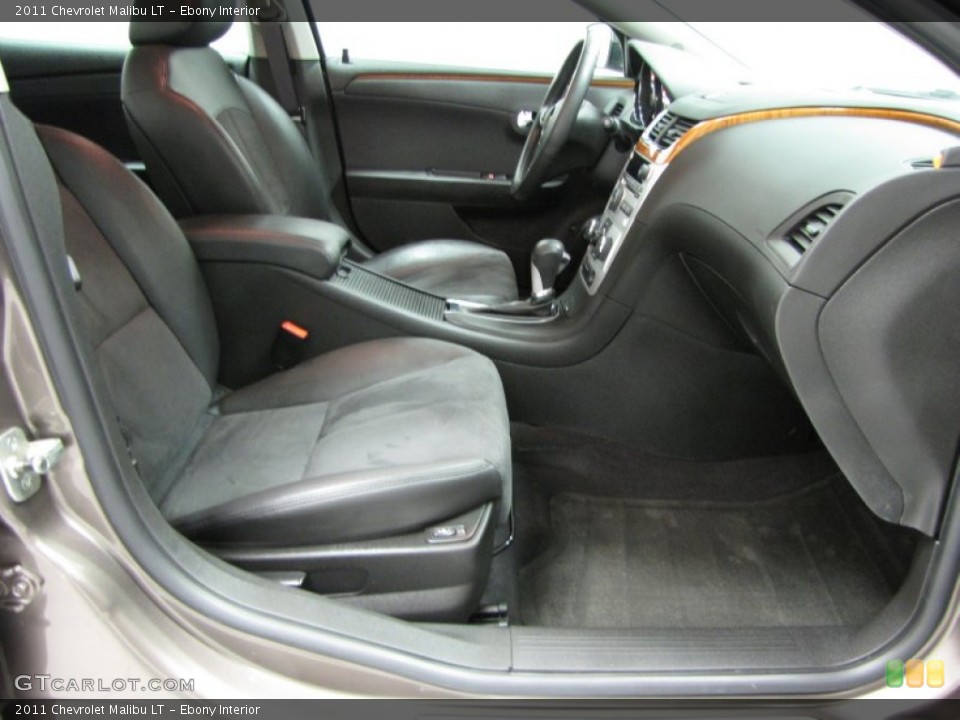 Ebony Interior Photo for the 2011 Chevrolet Malibu LT #78302797