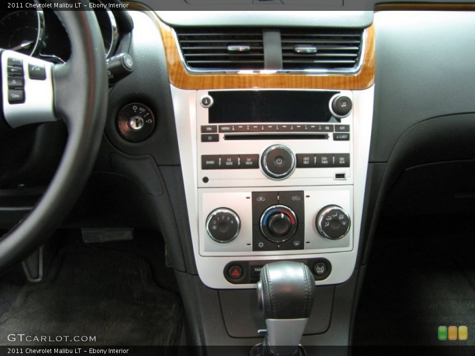 Ebony Interior Controls for the 2011 Chevrolet Malibu LT #78303097