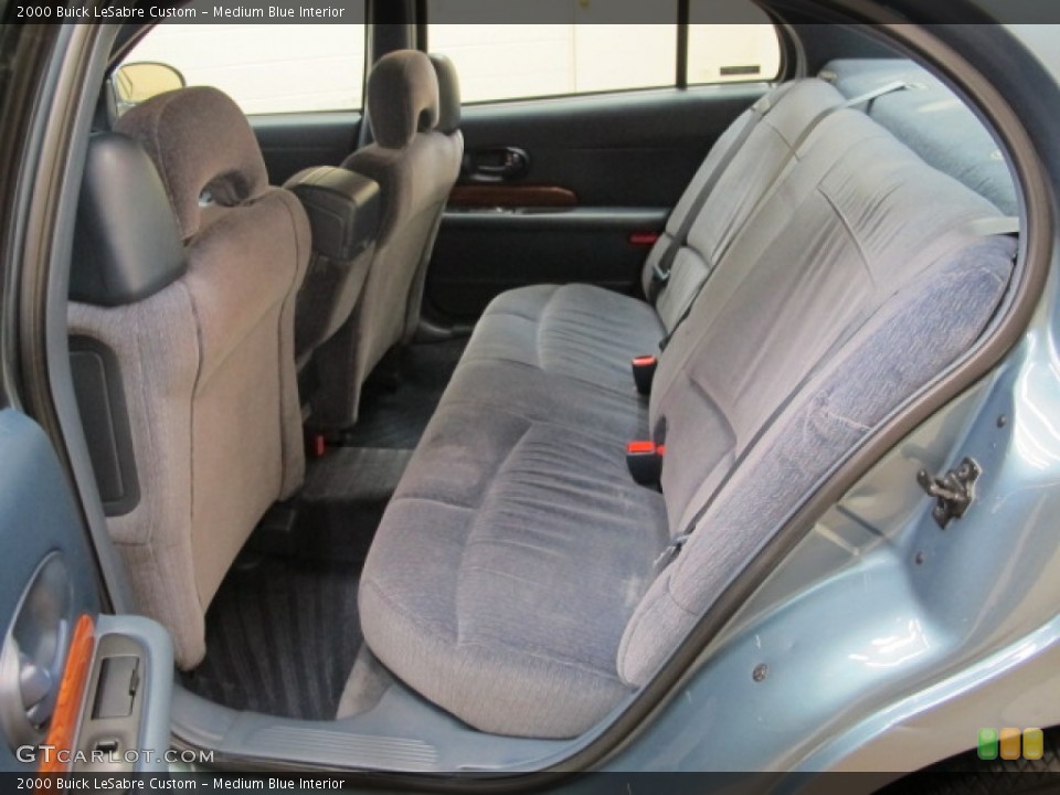 Medium Blue Interior Rear Seat for the 2000 Buick LeSabre Custom #78303261