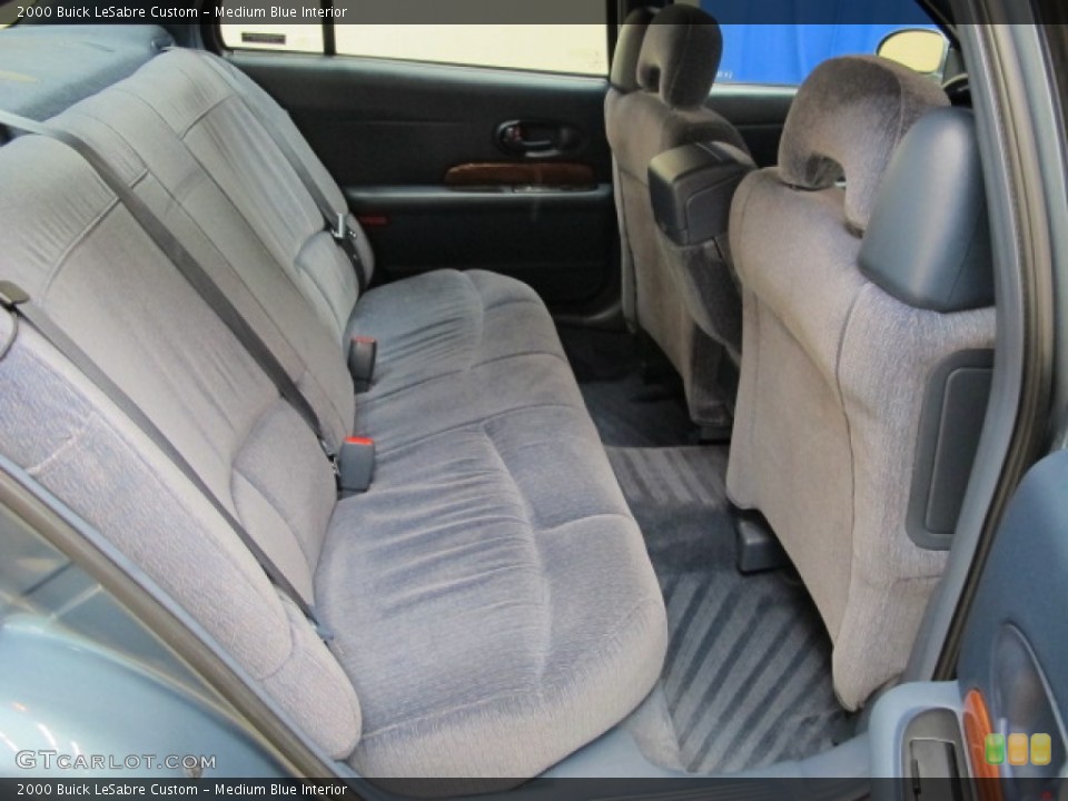 Medium Blue Interior Rear Seat for the 2000 Buick LeSabre Custom #78303304