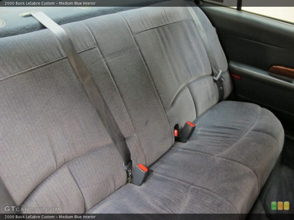 Medium Blue Interior Rear Seat for the 2000 Buick LeSabre Custom #78303330