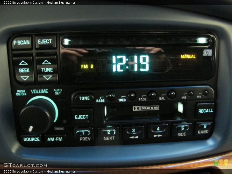 Medium Blue Interior Audio System for the 2000 Buick LeSabre Custom #78303526