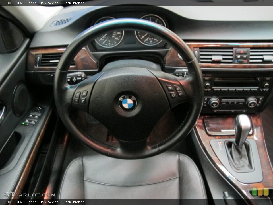 Black Interior Dashboard for the 2007 BMW 3 Series 335xi Sedan #78305002