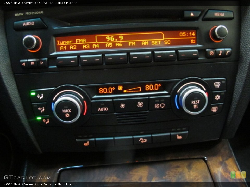Black Interior Controls for the 2007 BMW 3 Series 335xi Sedan #78305104
