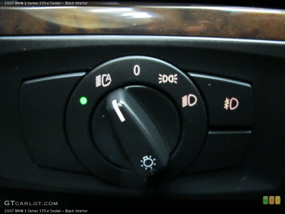 Black Interior Controls for the 2007 BMW 3 Series 335xi Sedan #78305248