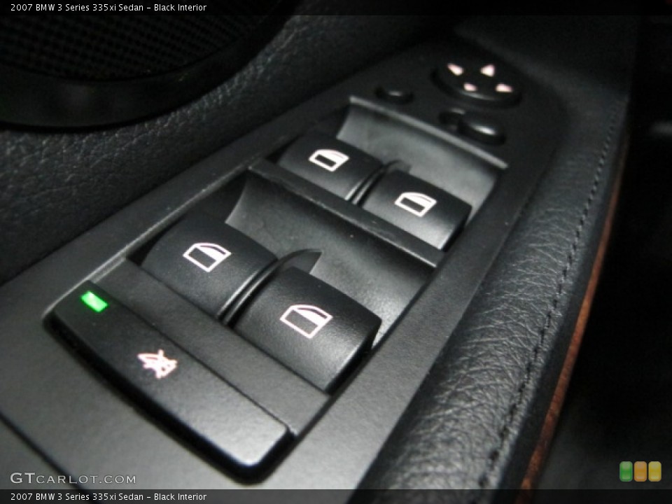 Black Interior Controls for the 2007 BMW 3 Series 335xi Sedan #78305269