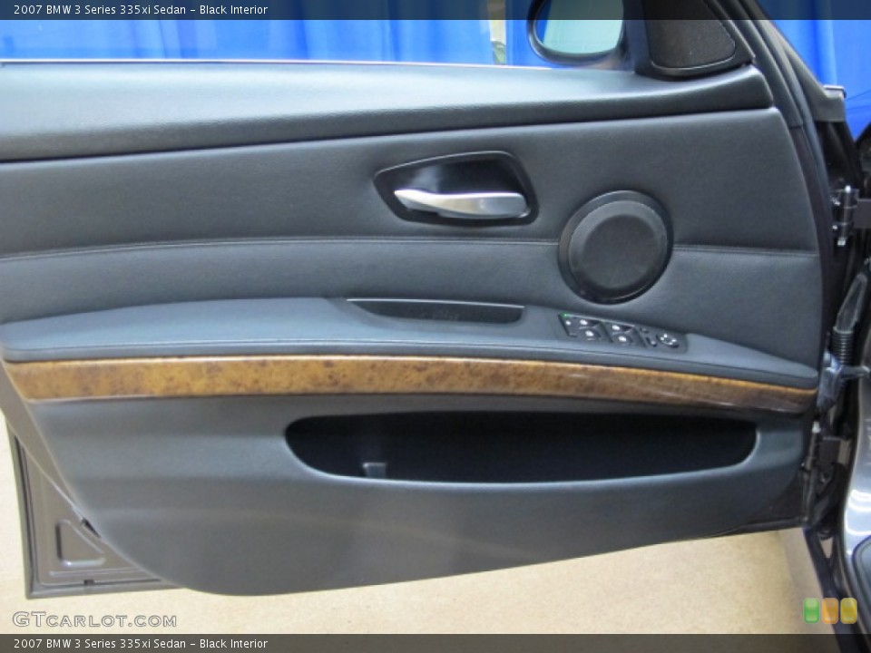 Black Interior Door Panel for the 2007 BMW 3 Series 335xi Sedan #78305284
