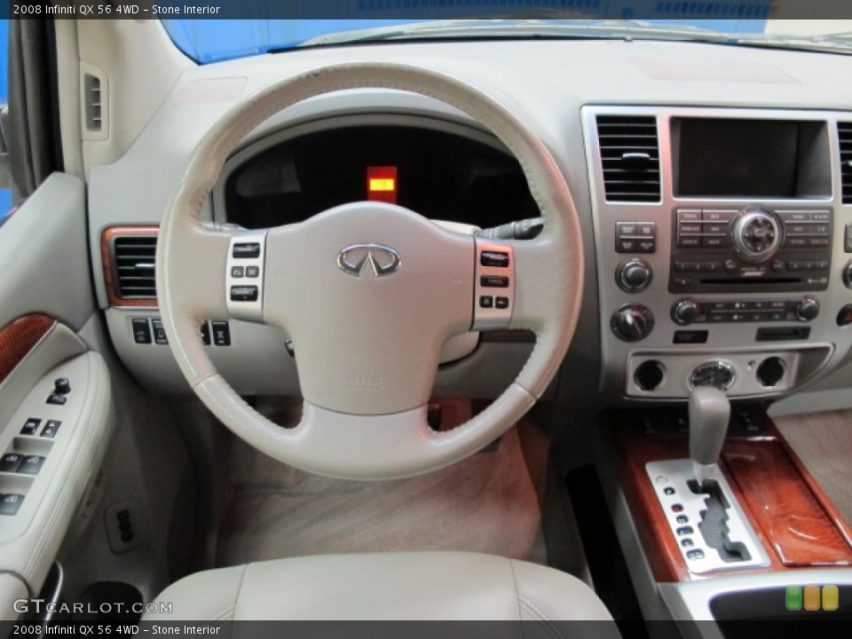 Stone Interior Dashboard for the 2008 Infiniti QX 56 4WD #78305932